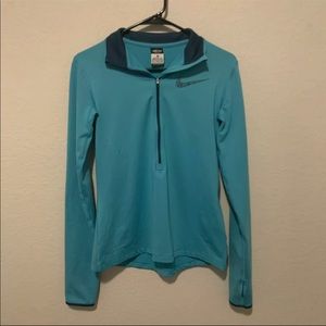 Nike Pro DriFit Half Zip Pullover with Thumbholes
